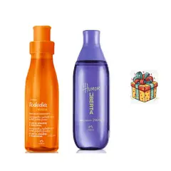 NATURA - 2 body splash mandarina y humor 200ml + regalo deo corporal