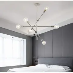 GENERICO - Lámpara de Techo Safu Plateado