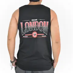 YONISTERS CLOTHING - Bividi Casual Hombre 100% Algodón Negro London