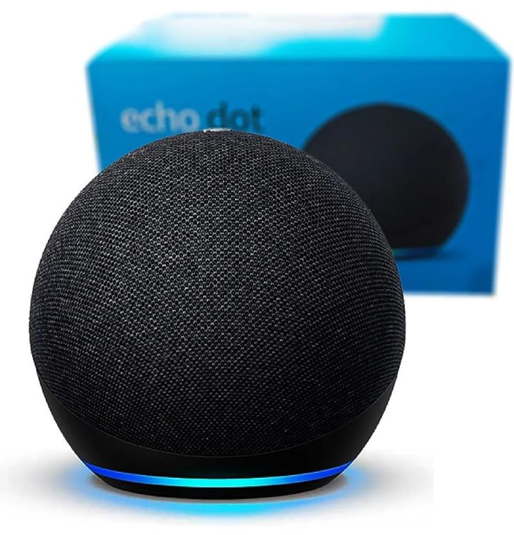 Parlante Inteligente Echo Dot 5ta generación con Alexa Negro