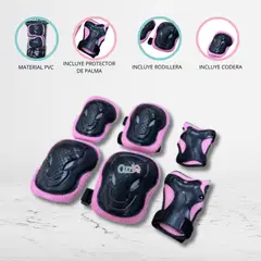 OLLIE - Set Protector KIDS «CONFORT PRO» BlackPink