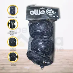 OLLIE - Set de Protección para Niños «CONFORT PRO» Black