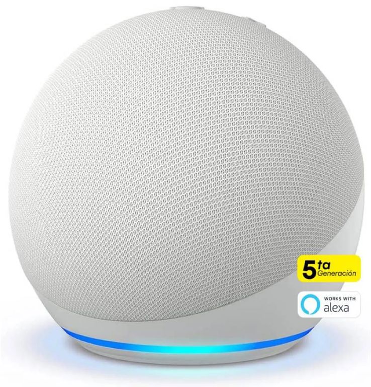Parlante Inteligente Echo Dot 5ta generación con Alexa Blanco