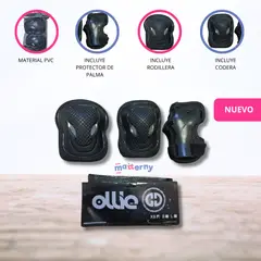 OLLIE - Set de Protección para Niños «CONFORT PRO» Black