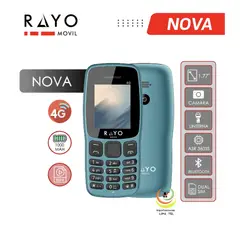 GENERICO - CELULAR RAYO NOVA 4G AZUL BATERIA DE 14000