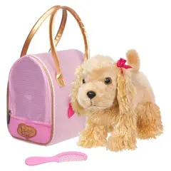 PUCCI PUPS - Perro cocker spaniel con cartera de corazones