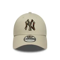 NEW ERA - Gorra New York Yankees MLB Outline Camo Cream 9FORTY Cap