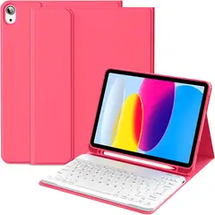 PUREPOWER - Funda con teclado de español para iPad iPad Mini A17Pro y Mini6