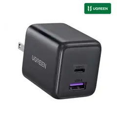 UGREEN - Cargador 30w PD - GaNinfinity 3A - Doble Puerto