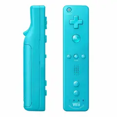 NINTENDO - Control Wii Remote Motion Plus Inside Original turqueza Reacondicionado