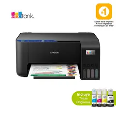 EPSON - Impresora Multifuncional EcoTank con funcion WiFi L3250