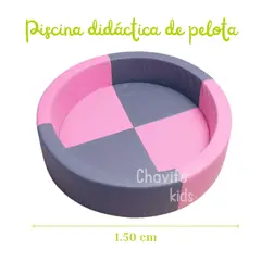 GENERICO - PISCINA DE PELOTAS 150 X 33 CM + PELOTAS