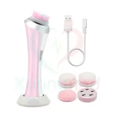 GENERICO - Brossage o Cepillo Recargable Para Limpieza Facial Con Masajeador y Cabezal Exfoliante