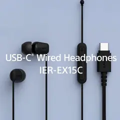 SONY - Auriculares IER-EX15C Tipo C Con Microfono - NEGRO
