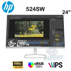 HP - MONITOR PLANO SERIE 5 524SW 24" IPS FHD HDMI 5MS 100HZ BLANCO