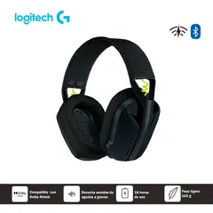 LOGITECH - Audífono gamer bluetooth con micrófono serie G435 negro