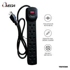 OMEGA - SUPRESOR 125V220V 2200W 6T - 492723BK