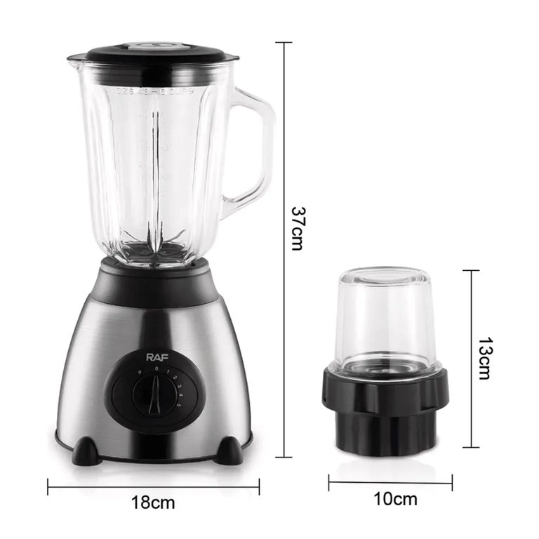 LICUADORA 2 EN 1 DE 5 VELOCIDADES RAF R367
