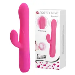 PRETTY LOVE - Vibrador Rabbit Inflable 7 Modos USB - Douglas