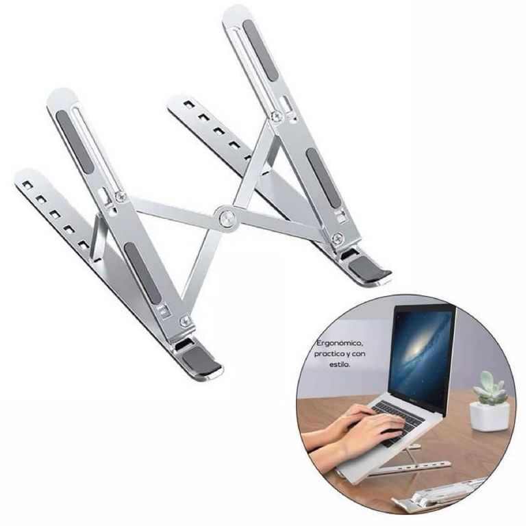 Soporte Plegable para Laptop Tablet de Aluminio