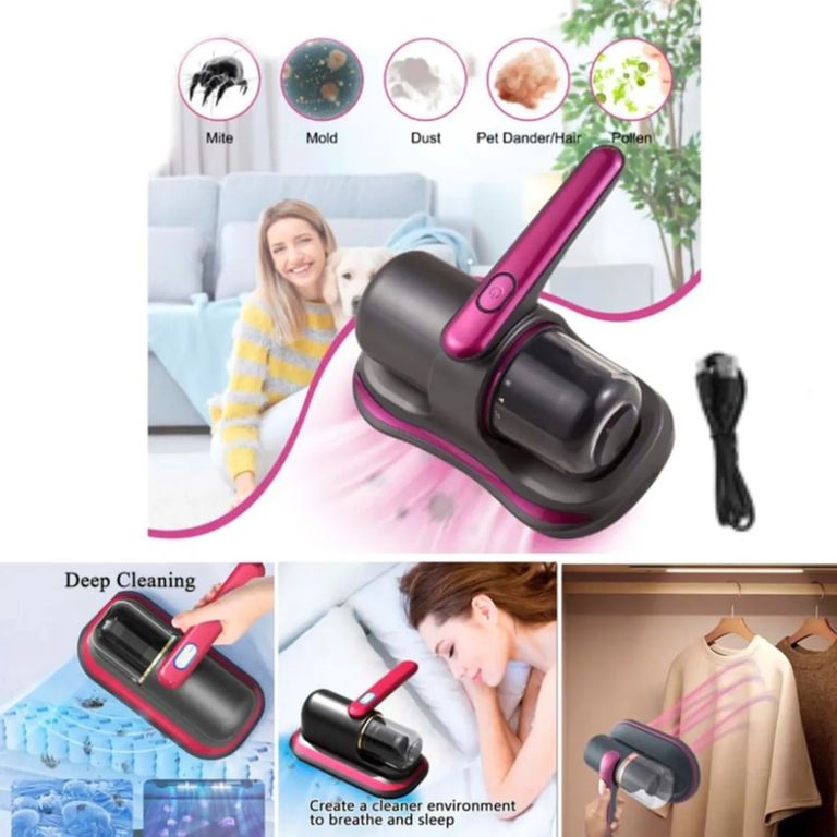 Aspiradora Anti-Ácaros con Luz UV - Inalámbrico - RECARGABLE