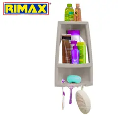 RIMAX - Repisa Esquinera PBaño Ii Taupe
