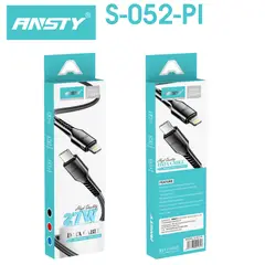 GENERICO - Cable Lightning Carga Rapida 27W Nylon Trenzado iPhone