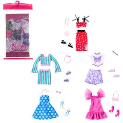 MATTEL - Ropa y accesorios para Barbie - Original