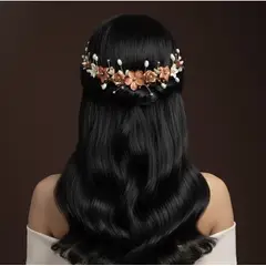 ANADE HANDMADE - TOCADO TIARA ACCESORIO CABELLO JOYAS DE NOVIA