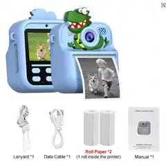 GENERICO - CAMARA DE NIÑAS CON IMPRESORA TERMICA COLOR AZUL