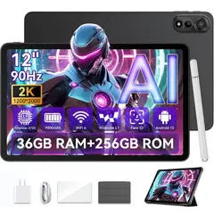 BLACKVIEW - Tablet MEGA 2 Wifi 12+24=36/256GB Tablet PC 12'' 2K FHD 9000mAh - GREY