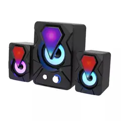 SEISA - PARLANTE MULTIMEDIA SUBWOOFER RGB PARA PC TV