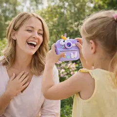 GENERICO - CAMARA PARA NIÑAS CON IMPRESORA TERMICA COLOR LILA