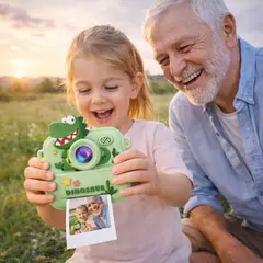 GENERICO - CAMARA PARA NIÑOS CON IMPRESORA TERMICA COLOR VERDE