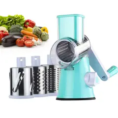 GENERICO - Picadora De Verduras Giratoria Multifuncional 3 En 1tipo Molino