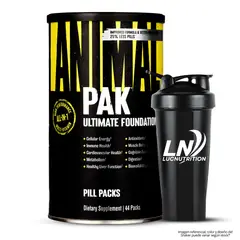 UNIVERSAL NUTRITION - ANIMAL PAK 44 Packs - Vitaminas y minerales + Shaker