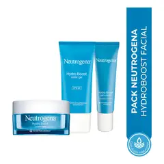 NEUTROGENA - Hydro Boost Rutina Rostro Fps 25 Con Gel Noche Y Ojos 50 Ml