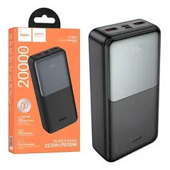 HOCO - Power Bank 20000 22W Led Display J136A Para Samsung,Xiaomi, iPhone - Negro