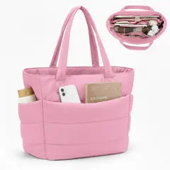 GENERICO - BOLSO PUFFER - TIPO TOTE BAG PARA DAMA PORTALAPTOP