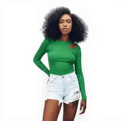 GENERICO - Crop Basic Catherine Winfrey verde claro