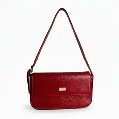 VANDRALA - CARTERA DE CUERO TIPO BAGUETTE Sarai Echaíz