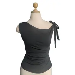 GENERICO - Blusa Negra Milena Premium en Suplex Doble Forro Silueta Esculpida