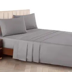 CASATEX - Sabanas 100% algodón Egipcio 600 Hilos-2 Plz