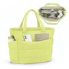 GENERICO - BOLSO PUFFER - TIPO TOTE BAG PARA DAMA PORTALAPTOP