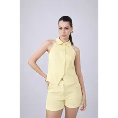 BANATY - CHALECO SASTRE CON CUELLO CAMISERO PARA MUJER HANNAH