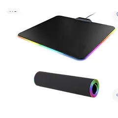 GENERICO - Mouse Pad Led Gamer (35 x 25 cm) con conexión USB e iluminación RGB (personalizable)