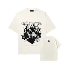 GENERICO - Polo Twice Oversized Unisex Algodón Camiseta