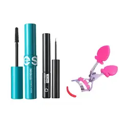 ESIKA - Máscara Mega Tubing Extensions Negro + Delineador Eye PRO Punta Pincel Negro