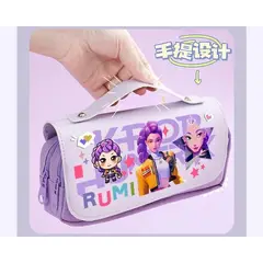 GENERICO - ESTUCHE - CARTUCHERA GUERRERA KPOP COLOR LILA