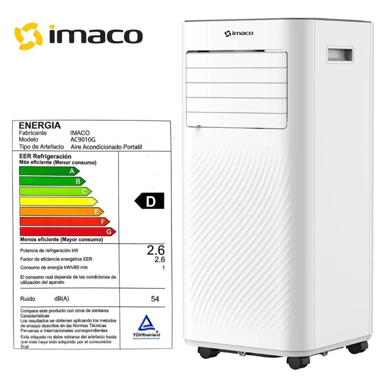 AIRE ACONDICONADO PORTATIL 9000 BTU AC9010G